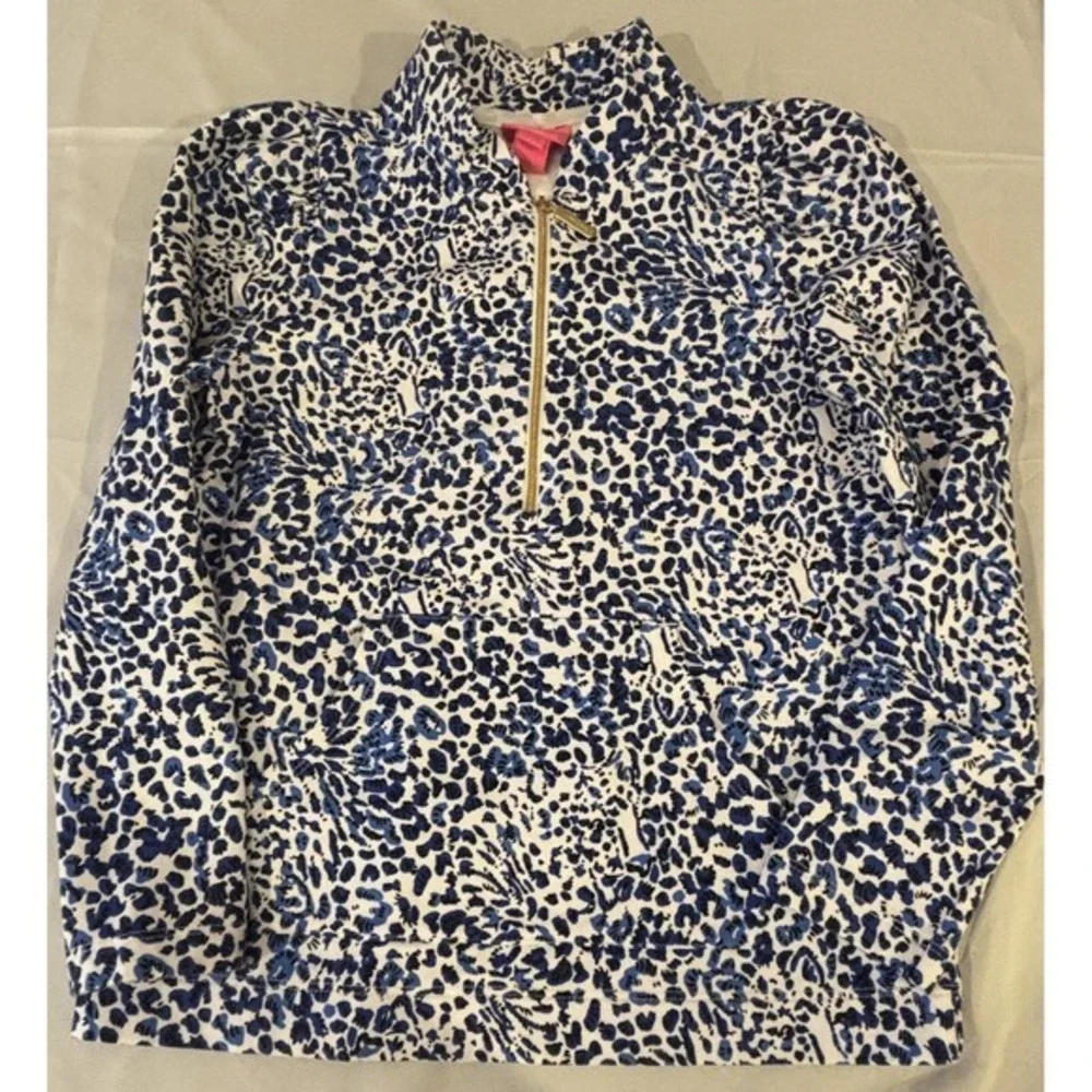 Lilly Pulitzer‎ Cabello Half-Zip Popover, Twisted Up Size 8-10